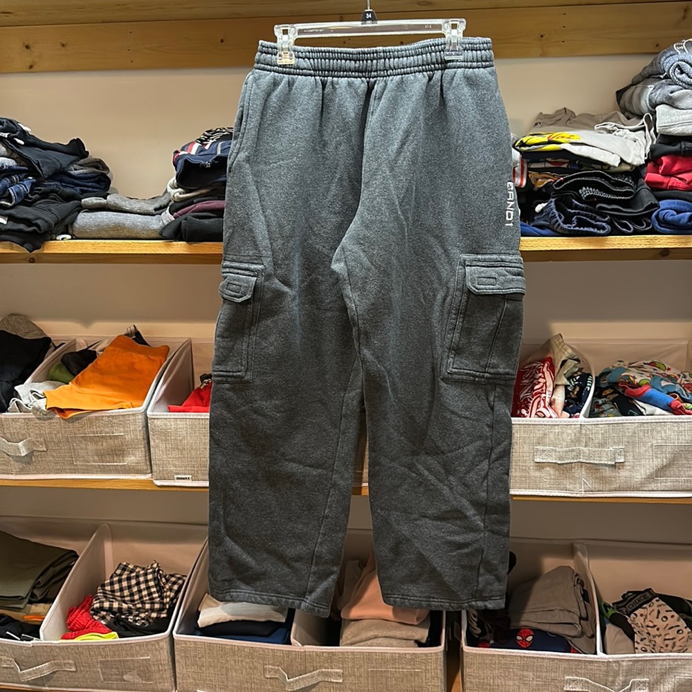 Vintage dark gray and1 cargo sweat pants